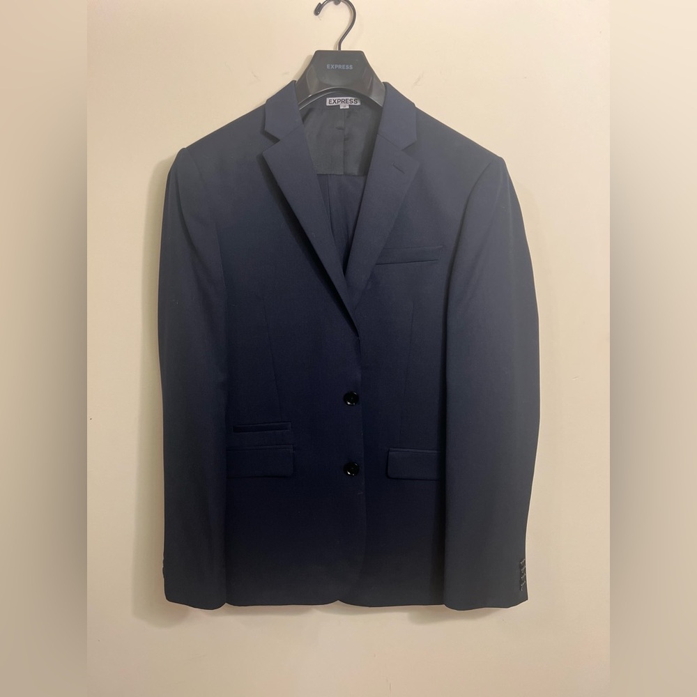 Express Slim Fit Men’s Blue Suit